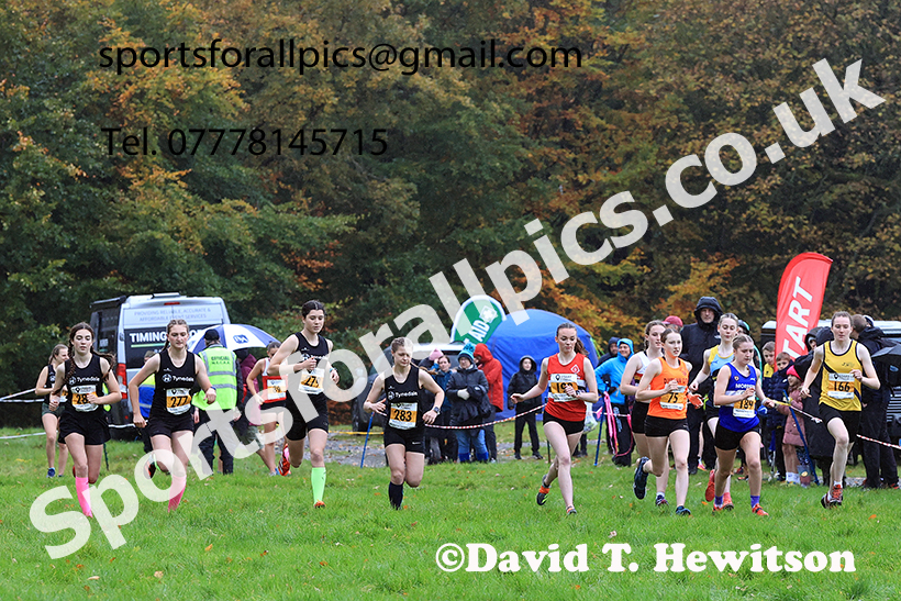 Womens under-17s 2024 Start Fitness NEHL, Lambton Park, near Chester le Street, County Durham.   Photo: David T. Hewitson/Sports for All Pics